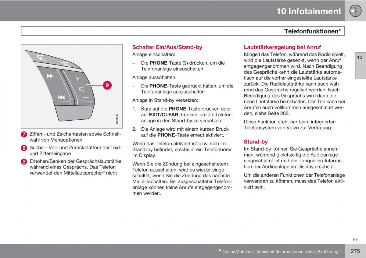 Volvo XC90 I 1 Handbuch / page 277