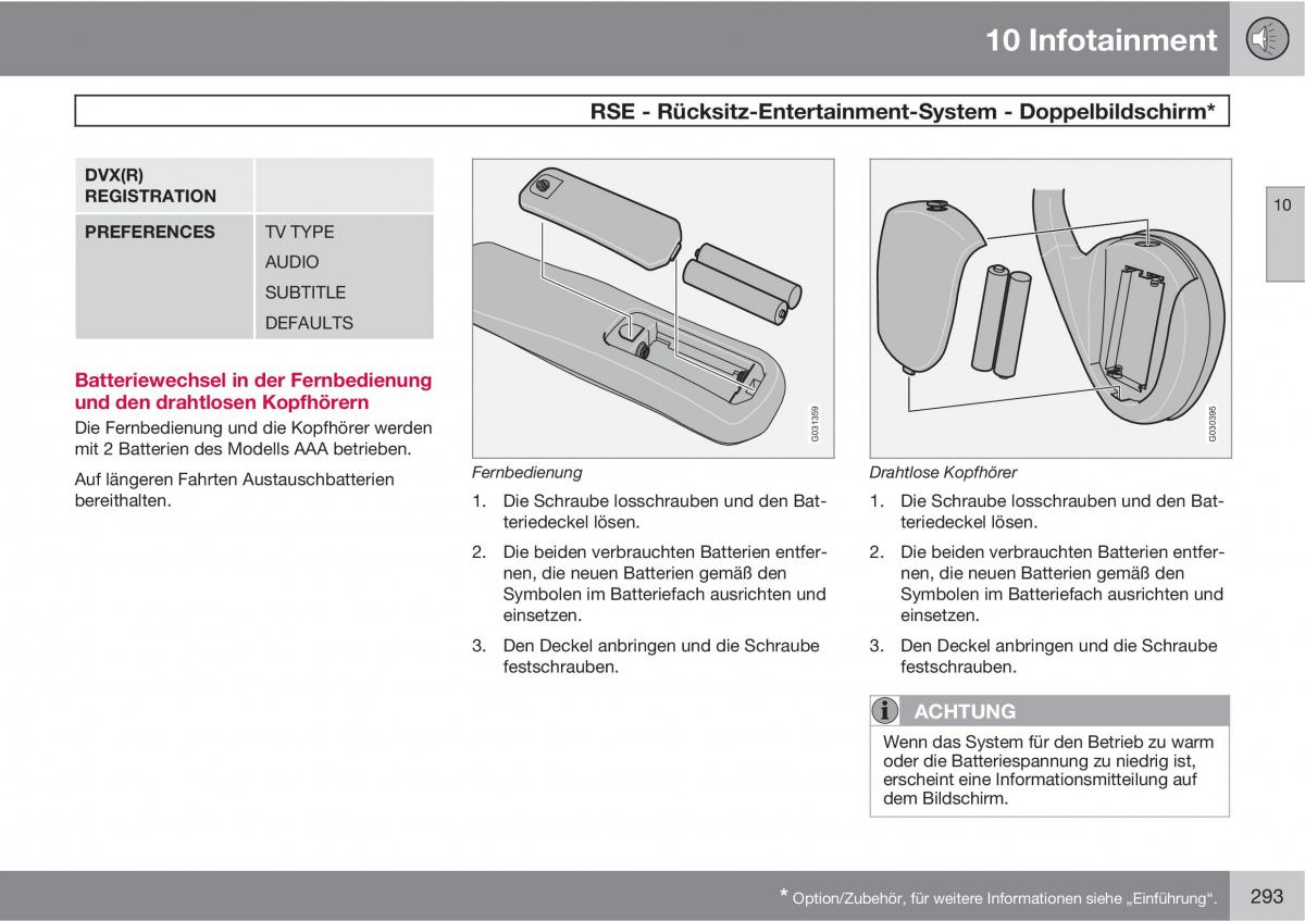 Volvo XC90 I 1 Handbuch / page 295