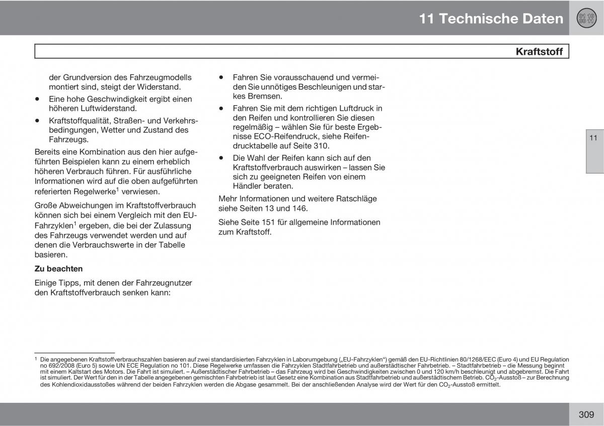 Volvo XC90 I 1 Handbuch / page 311