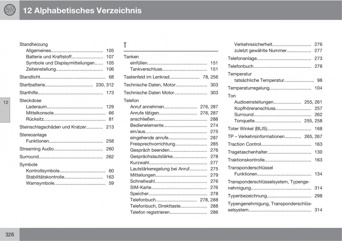 Volvo XC90 I 1 Handbuch / page 328