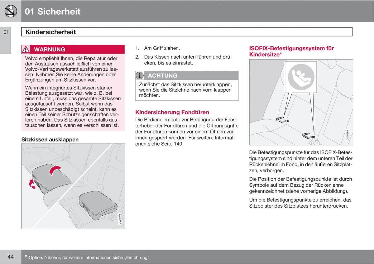 Volvo XC90 I 1 Handbuch / page 46