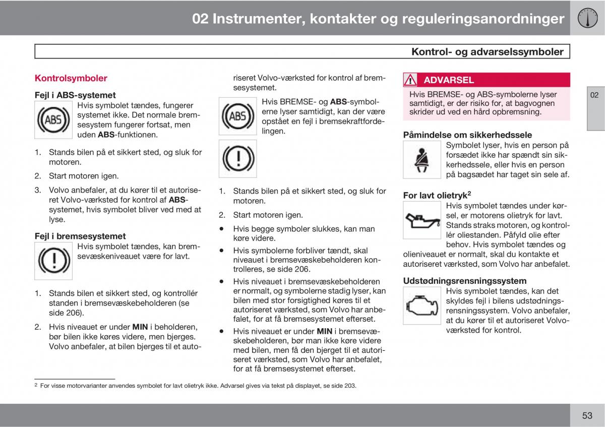 Volvo XC90 I 1 Bilens instruktionsbog / page 55