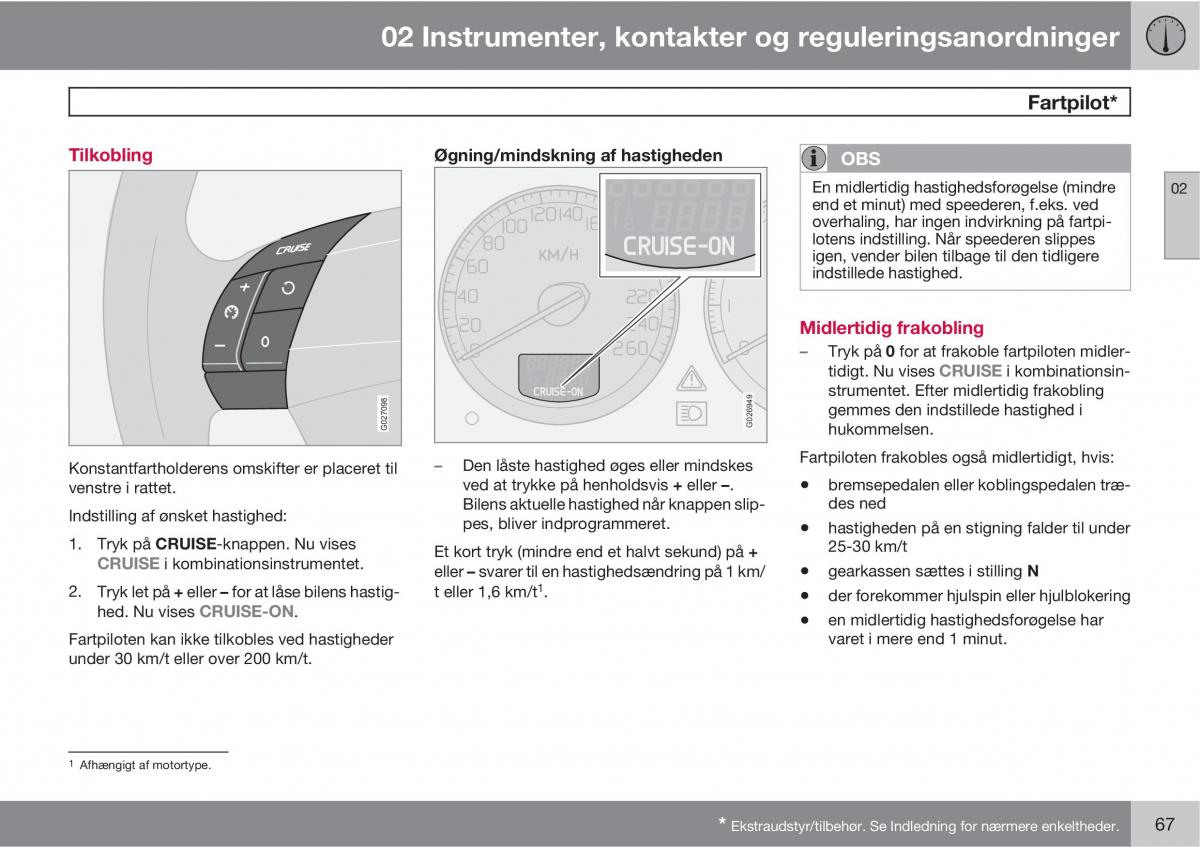 Volvo XC90 I 1 Bilens instruktionsbog / page 69