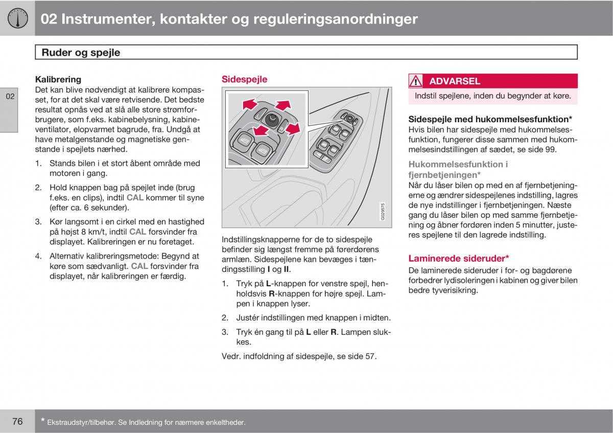 Volvo XC90 I 1 Bilens instruktionsbog / page 78