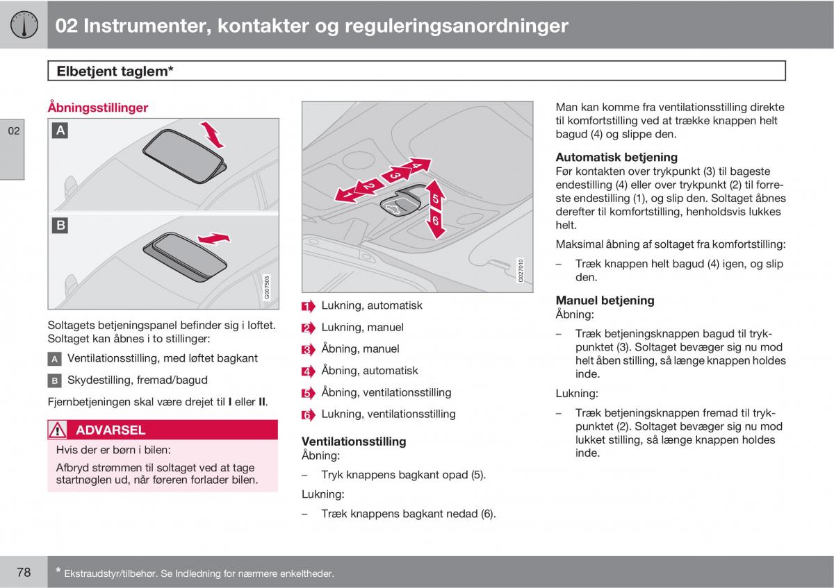 Volvo XC90 I 1 Bilens instruktionsbog / page 80