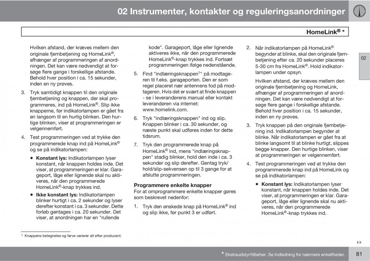 Volvo XC90 I 1 Bilens instruktionsbog / page 83