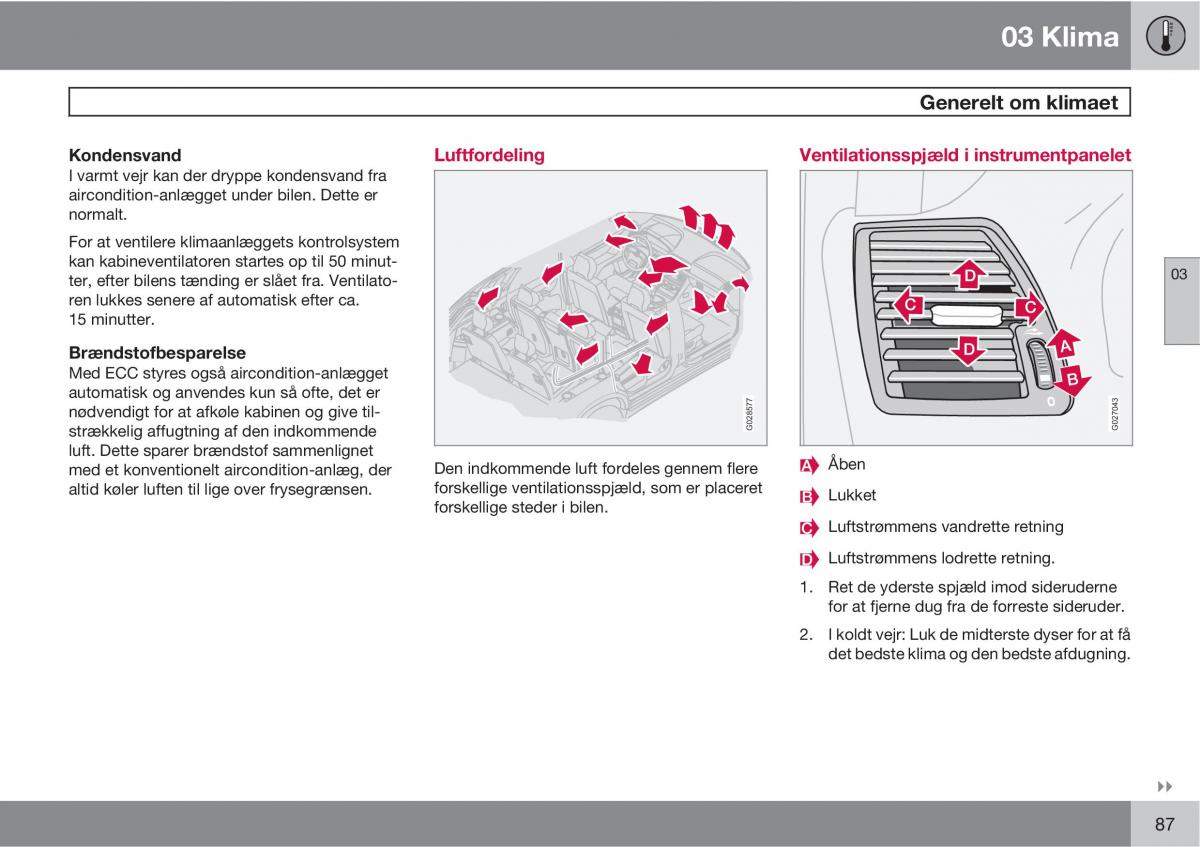 Volvo XC90 I 1 Bilens instruktionsbog / page 89