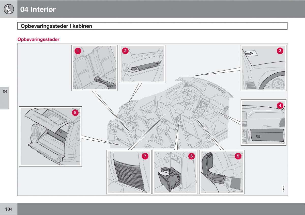 Volvo XC90 I 1 Bilens instruktionsbog / page 106