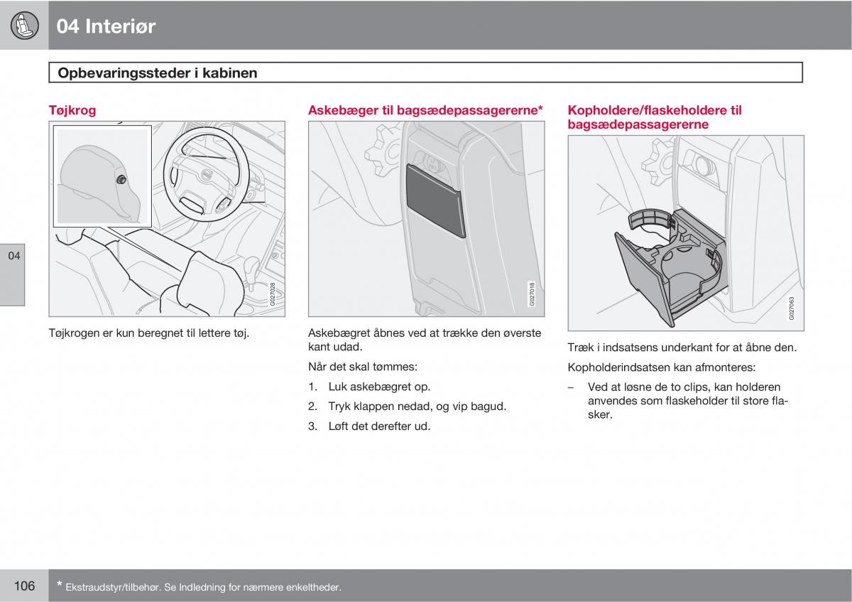 Volvo XC90 I 1 Bilens instruktionsbog / page 108