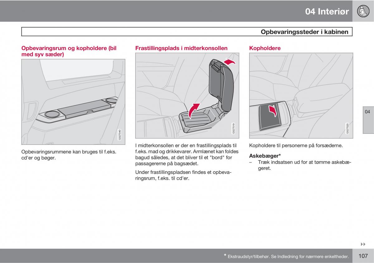 Volvo XC90 I 1 Bilens instruktionsbog / page 109