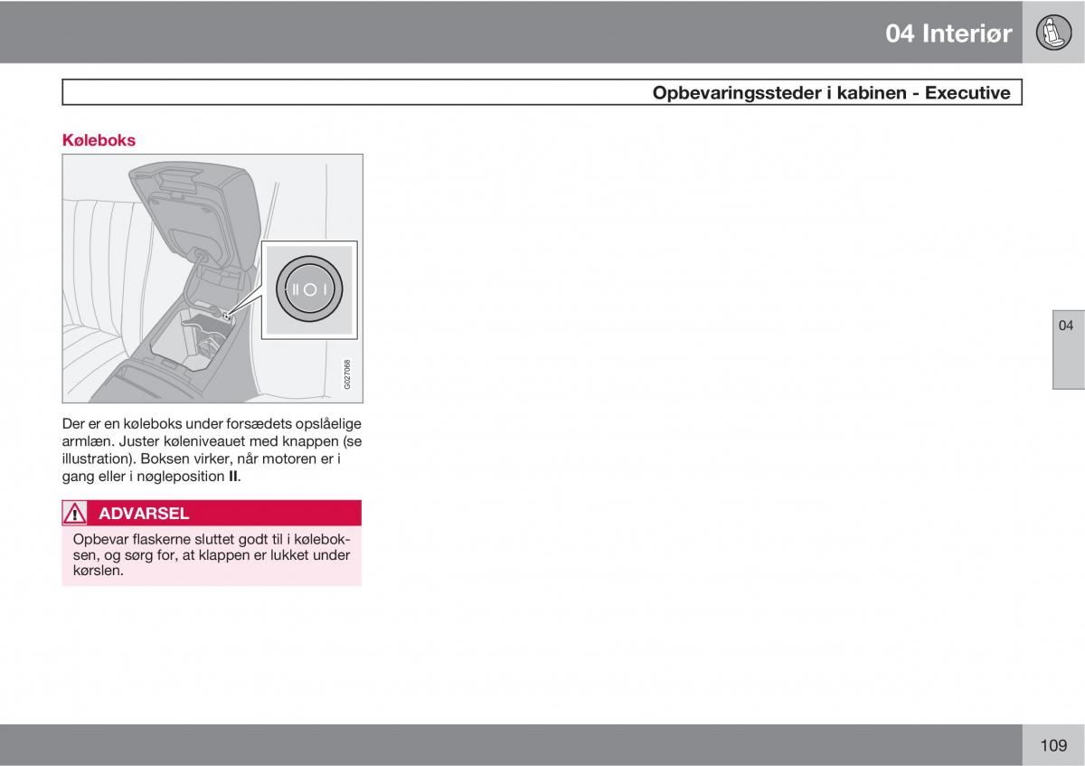 Volvo XC90 I 1 Bilens instruktionsbog / page 111