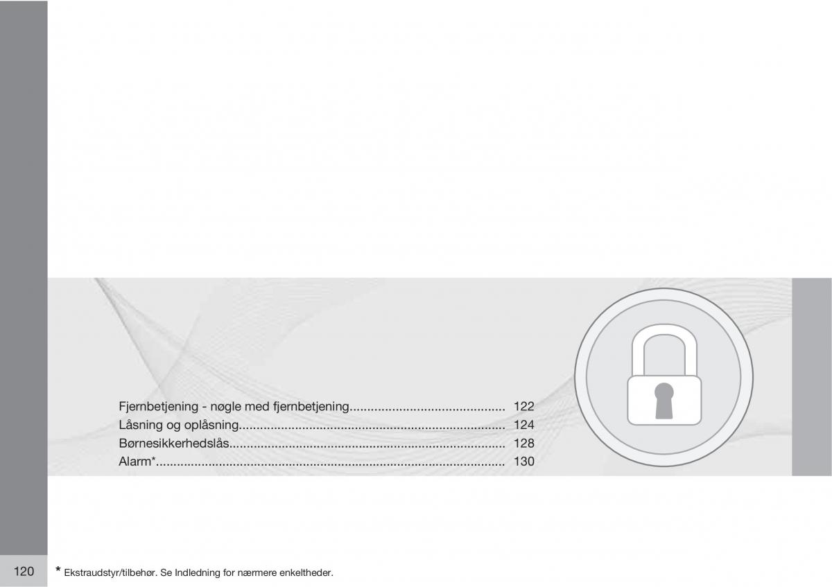 Volvo XC90 I 1 Bilens instruktionsbog / page 122