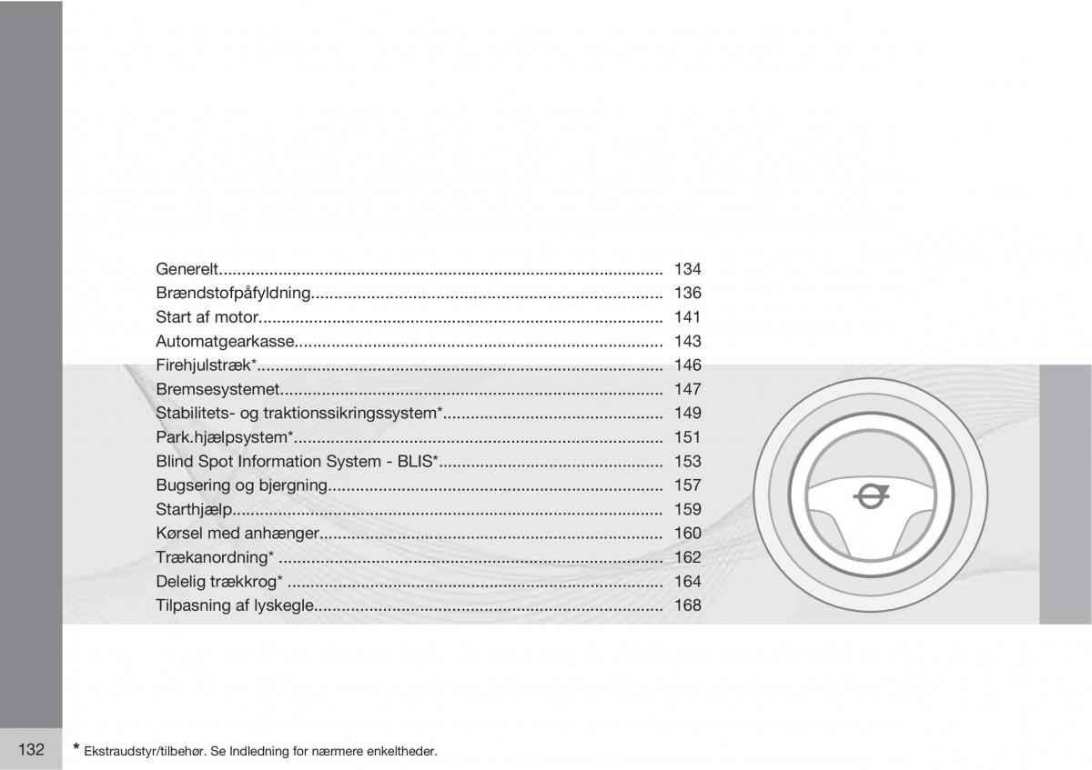 Volvo XC90 I 1 Bilens instruktionsbog / page 134