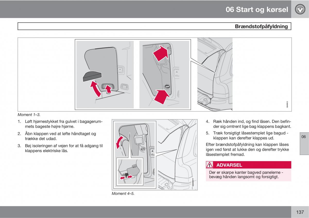 Volvo XC90 I 1 Bilens instruktionsbog / page 139