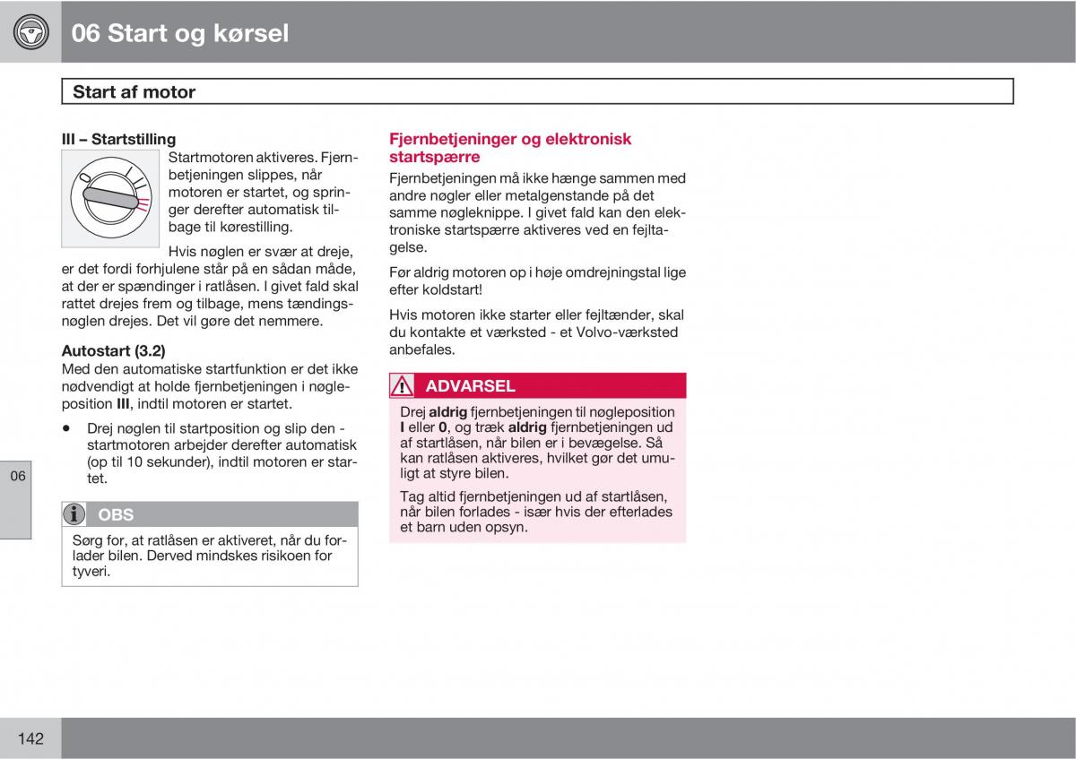 Volvo XC90 I 1 Bilens instruktionsbog / page 144