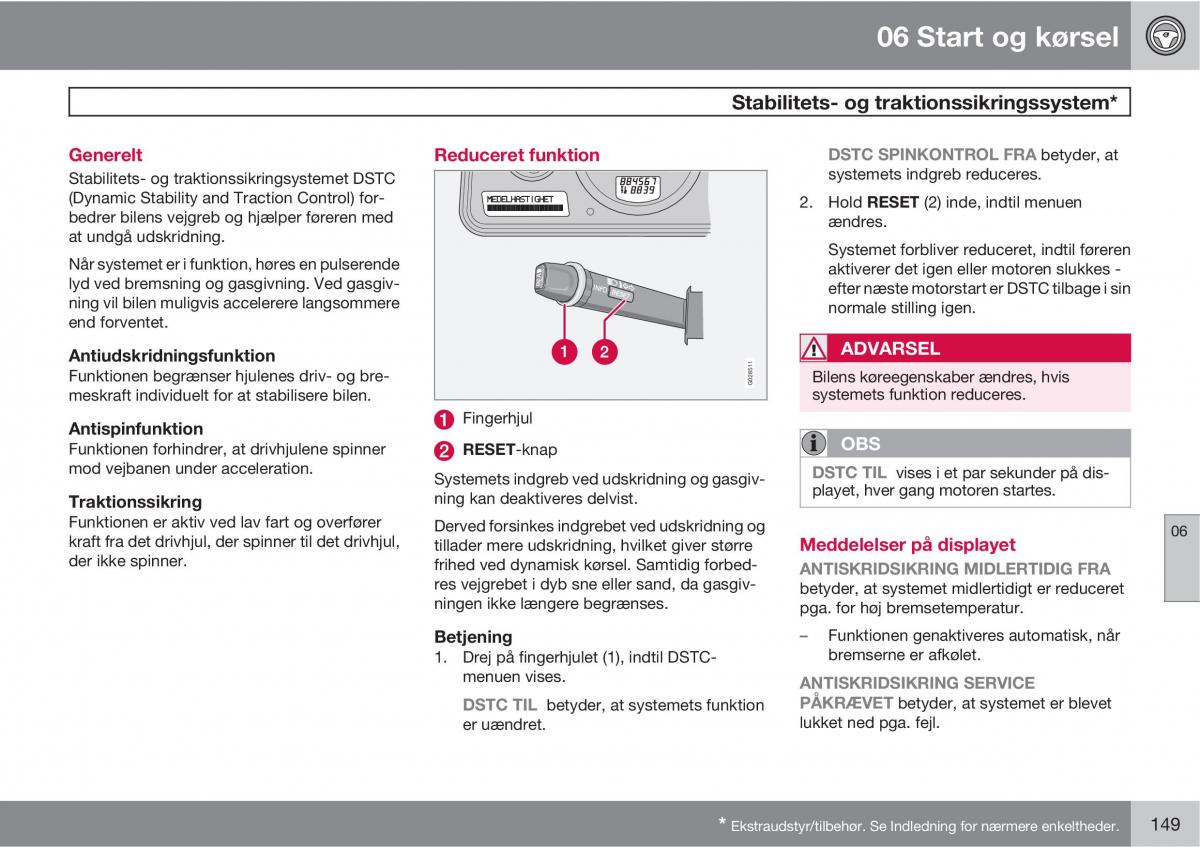 Volvo XC90 I 1 Bilens instruktionsbog / page 151