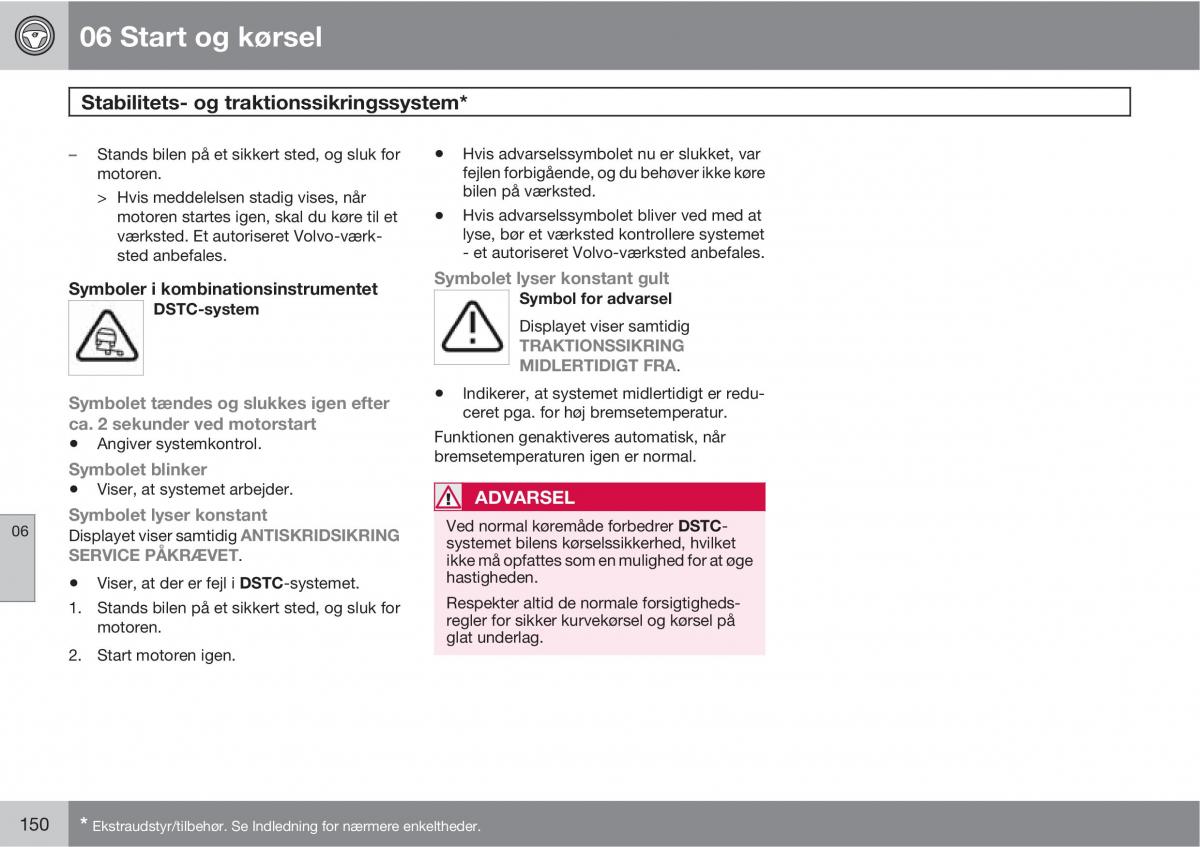 Volvo XC90 I 1 Bilens instruktionsbog / page 152