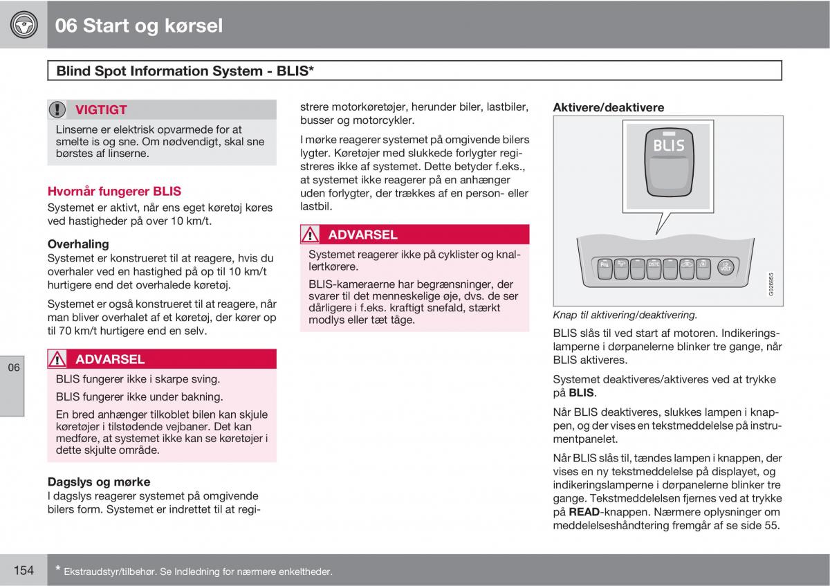 Volvo XC90 I 1 Bilens instruktionsbog / page 156