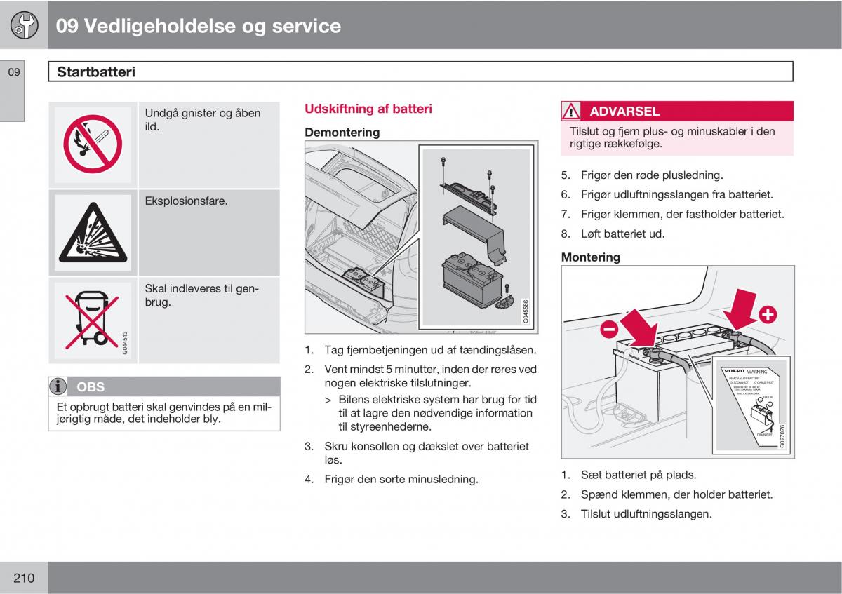 Volvo XC90 I 1 Bilens instruktionsbog / page 212