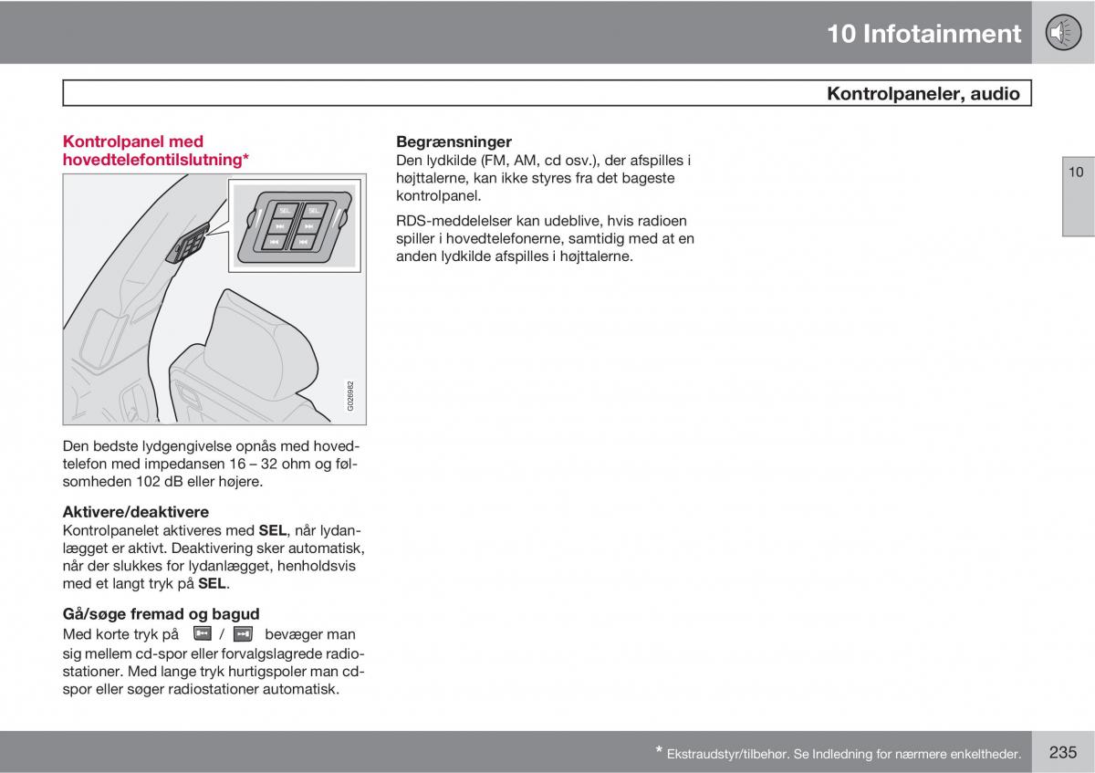 Volvo XC90 I 1 Bilens instruktionsbog / page 237