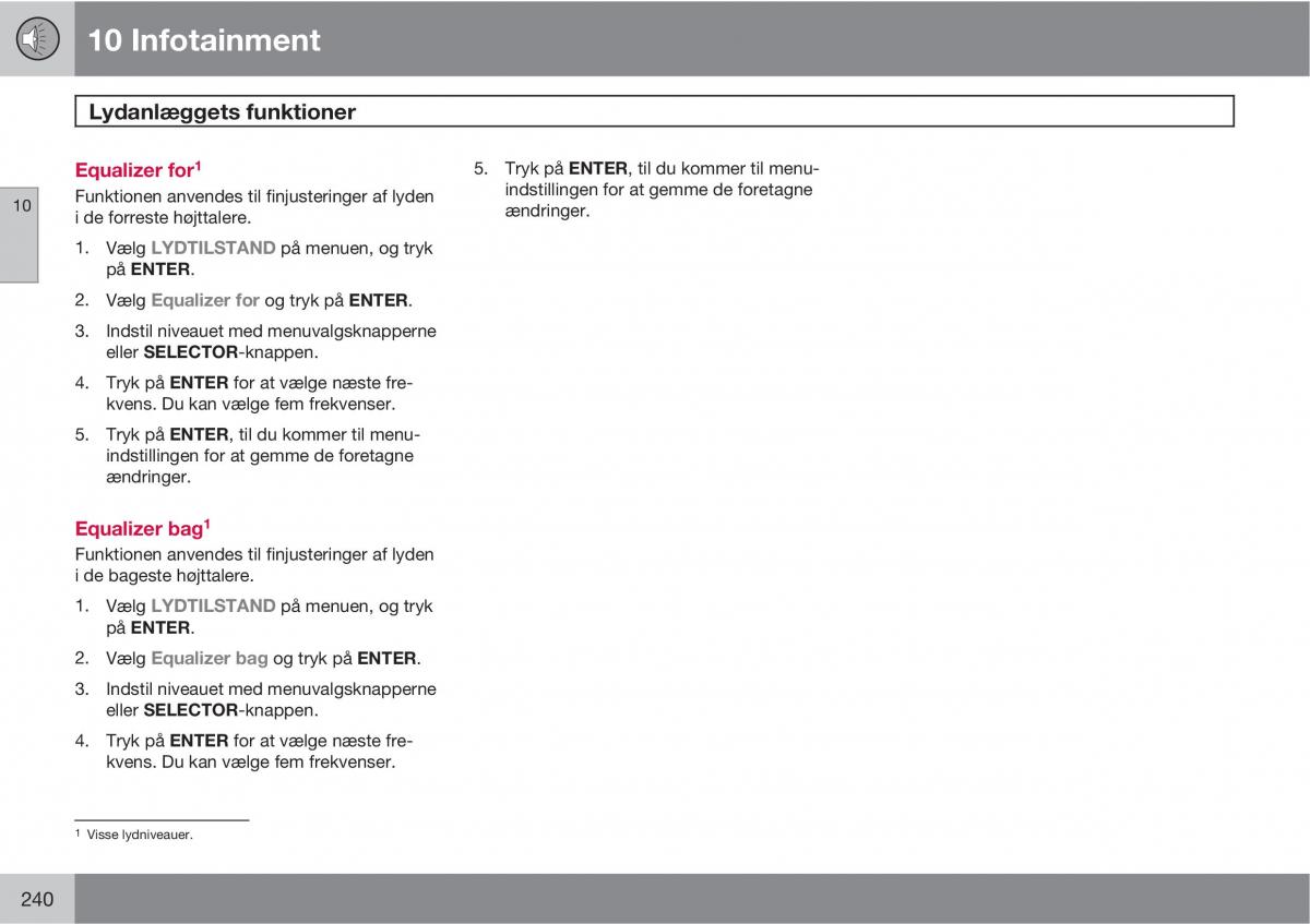 Volvo XC90 I 1 Bilens instruktionsbog / page 242