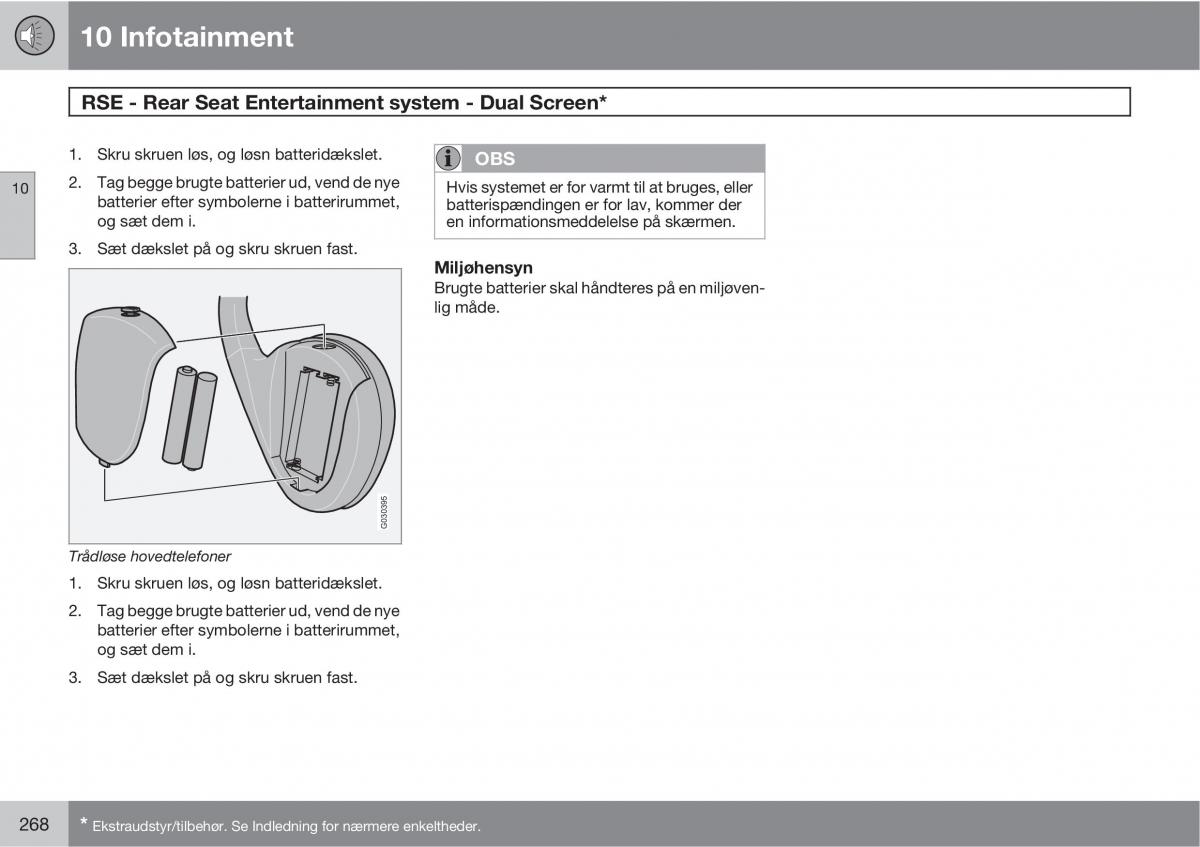 Volvo XC90 I 1 Bilens instruktionsbog / page 270