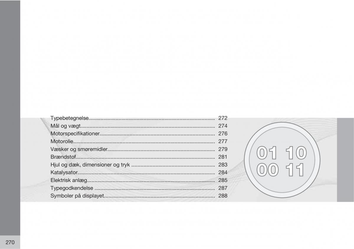 Volvo XC90 I 1 Bilens instruktionsbog / page 272