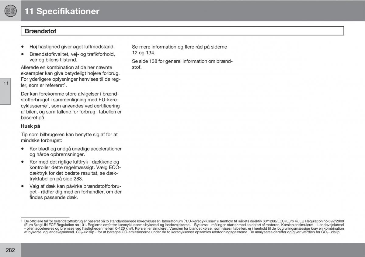 Volvo XC90 I 1 Bilens instruktionsbog / page 284