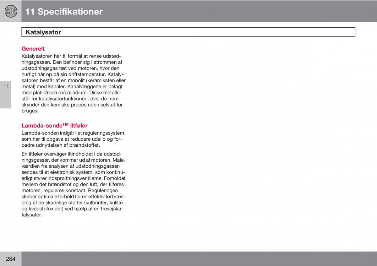 Volvo XC90 I 1 Bilens instruktionsbog / page 286