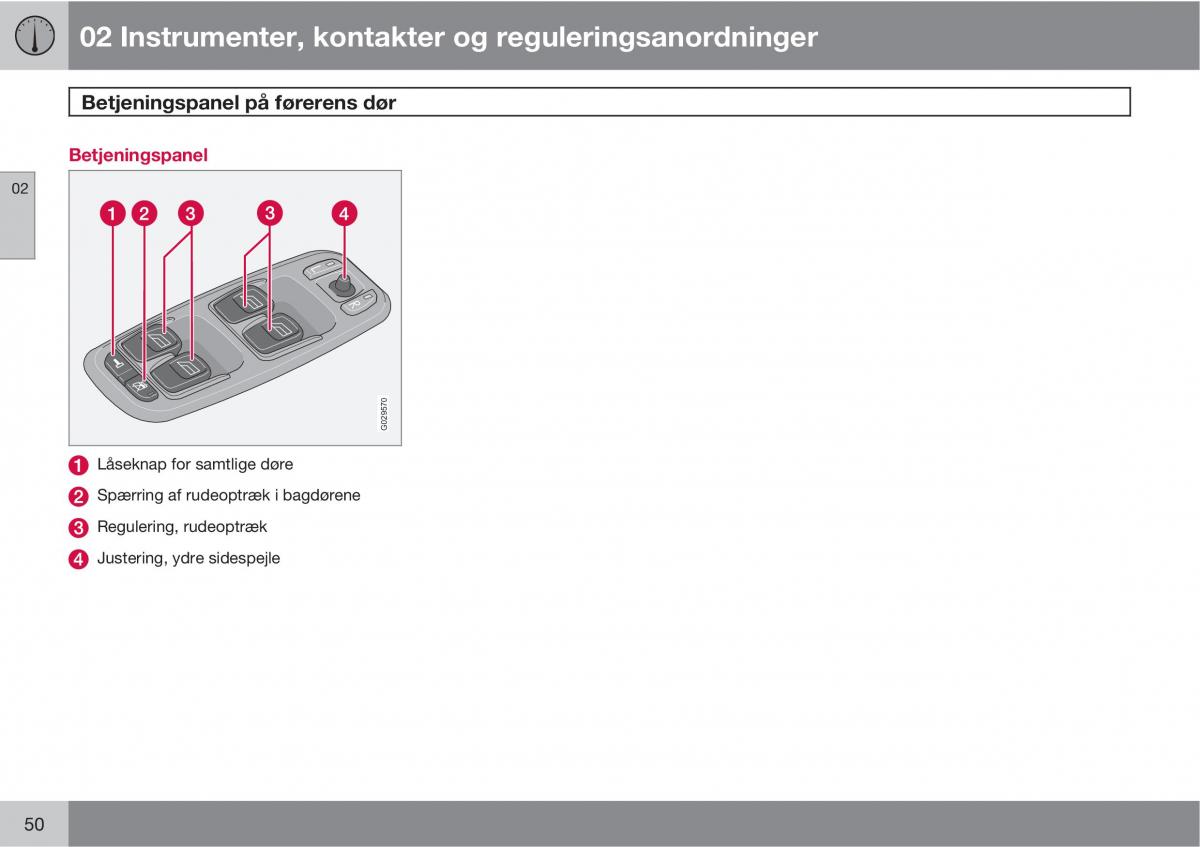 Volvo XC90 I 1 Bilens instruktionsbog / page 52