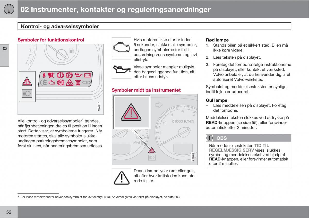 Volvo XC90 I 1 Bilens instruktionsbog / page 54