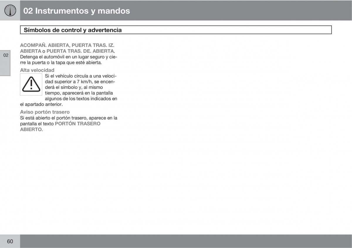 Volvo XC90 I 1 manual del propietario / page 62