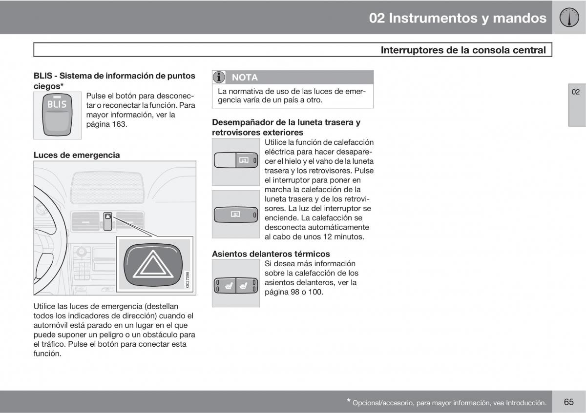 Volvo XC90 I 1 manual del propietario / page 67