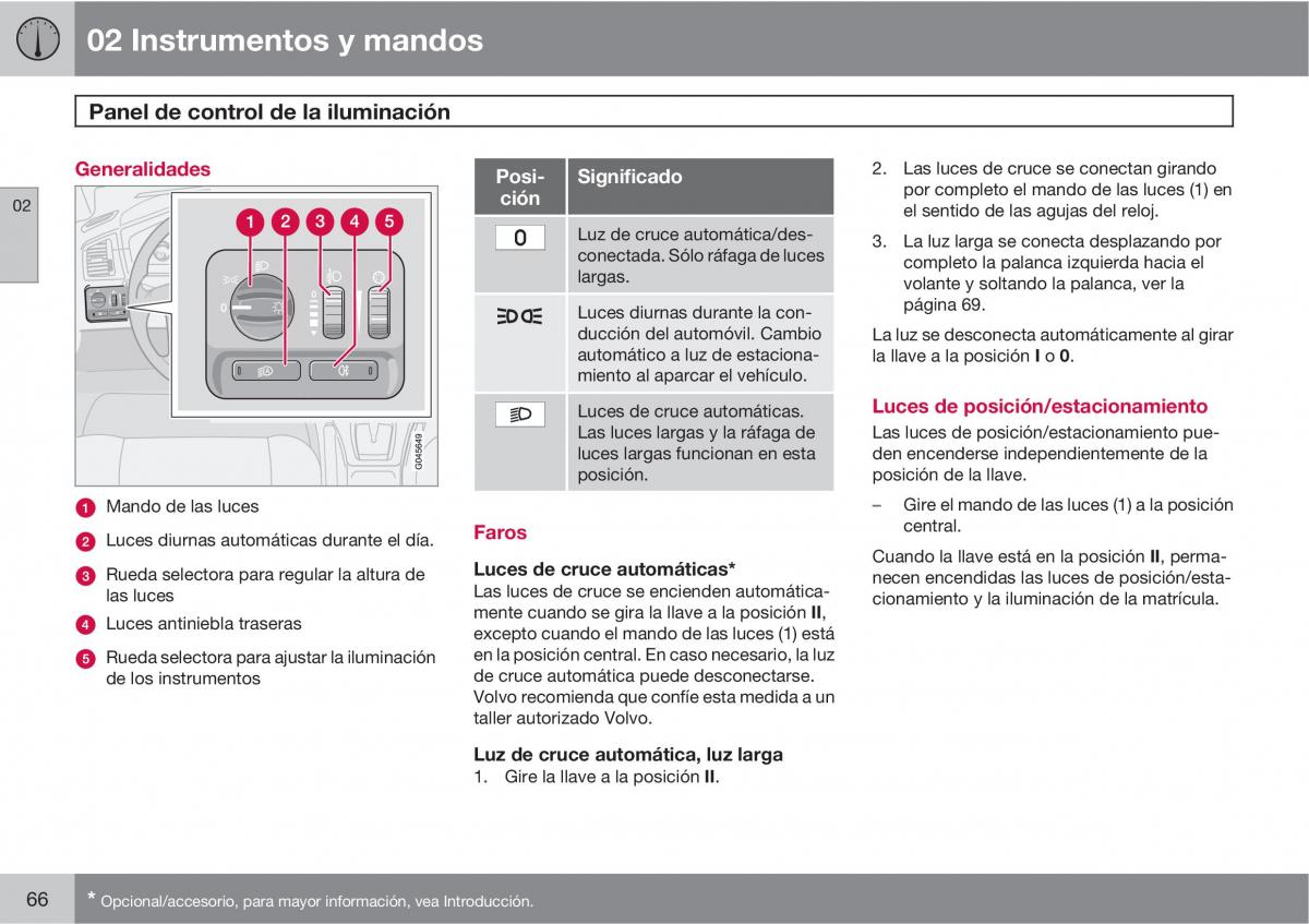 Volvo XC90 I 1 manual del propietario / page 68