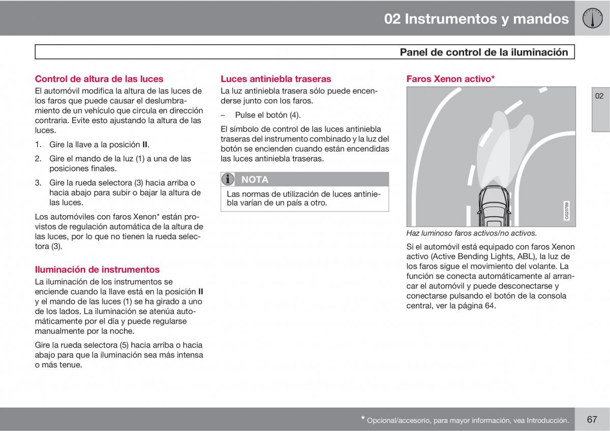 Volvo XC90 I 1 manual del propietario / page 69