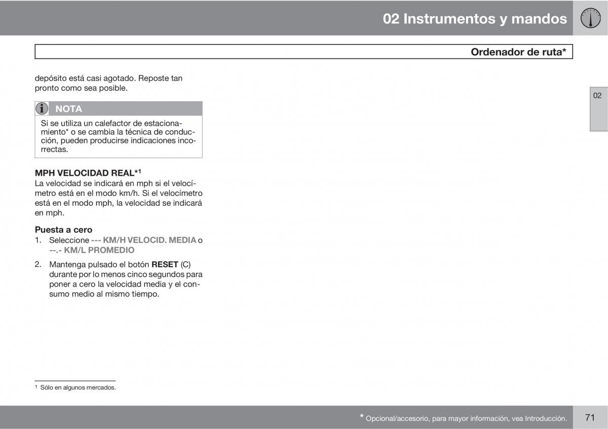 Volvo XC90 I 1 manual del propietario / page 73