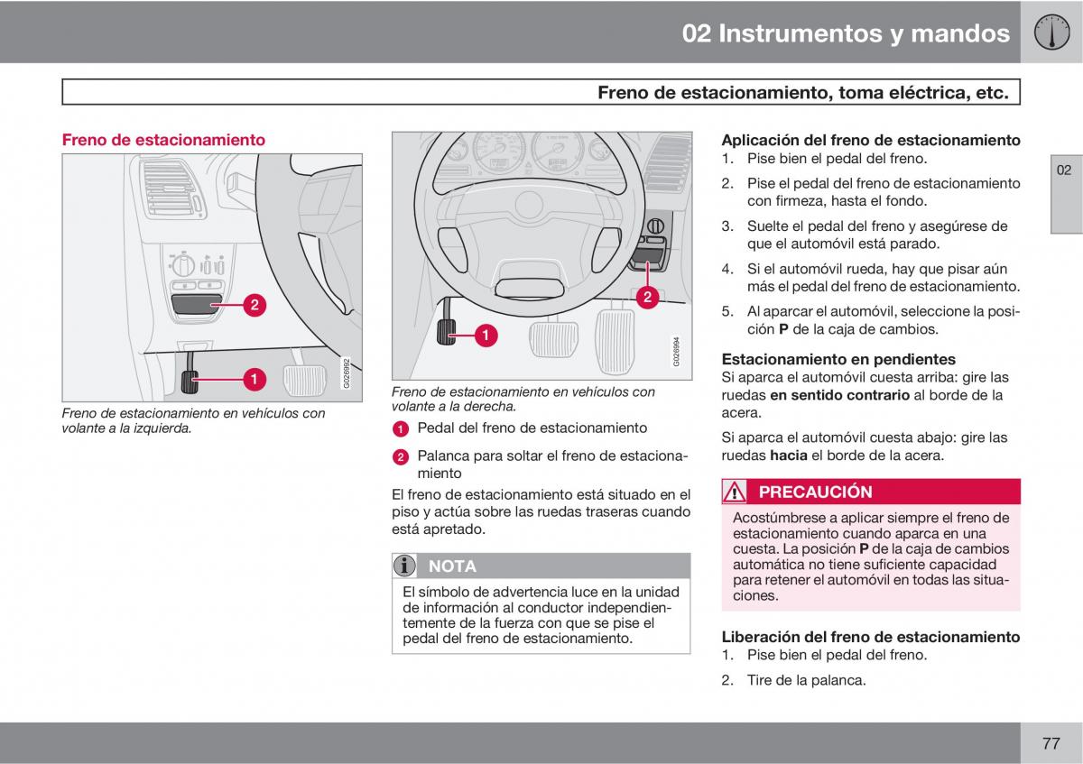 Volvo XC90 I 1 manual del propietario / page 79