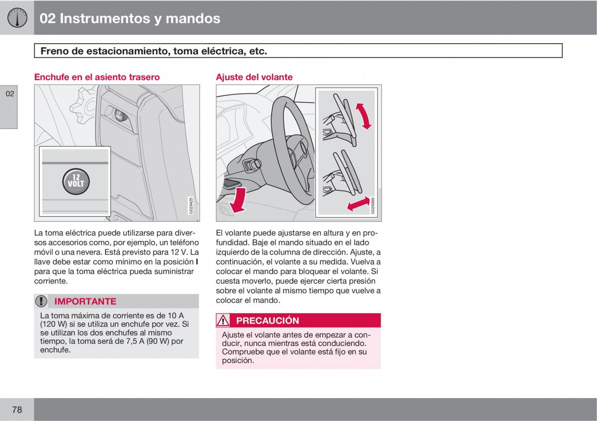 Volvo XC90 I 1 manual del propietario / page 80