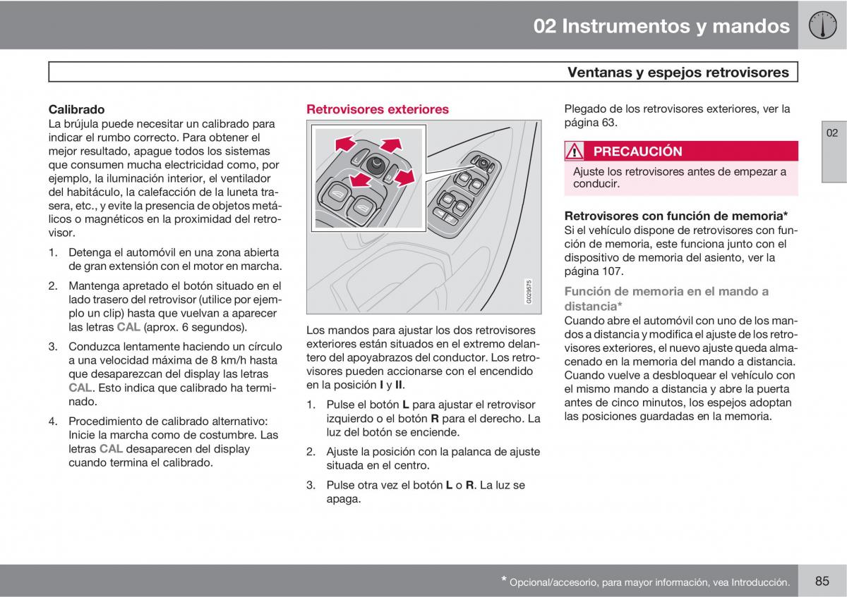 Volvo XC90 I 1 manual del propietario / page 87