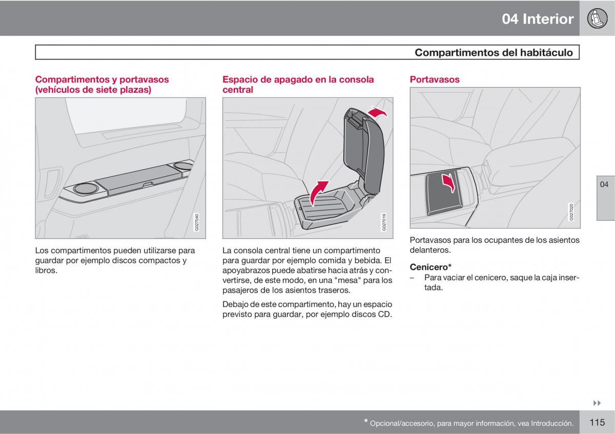 Volvo XC90 I 1 manual del propietario / page 117