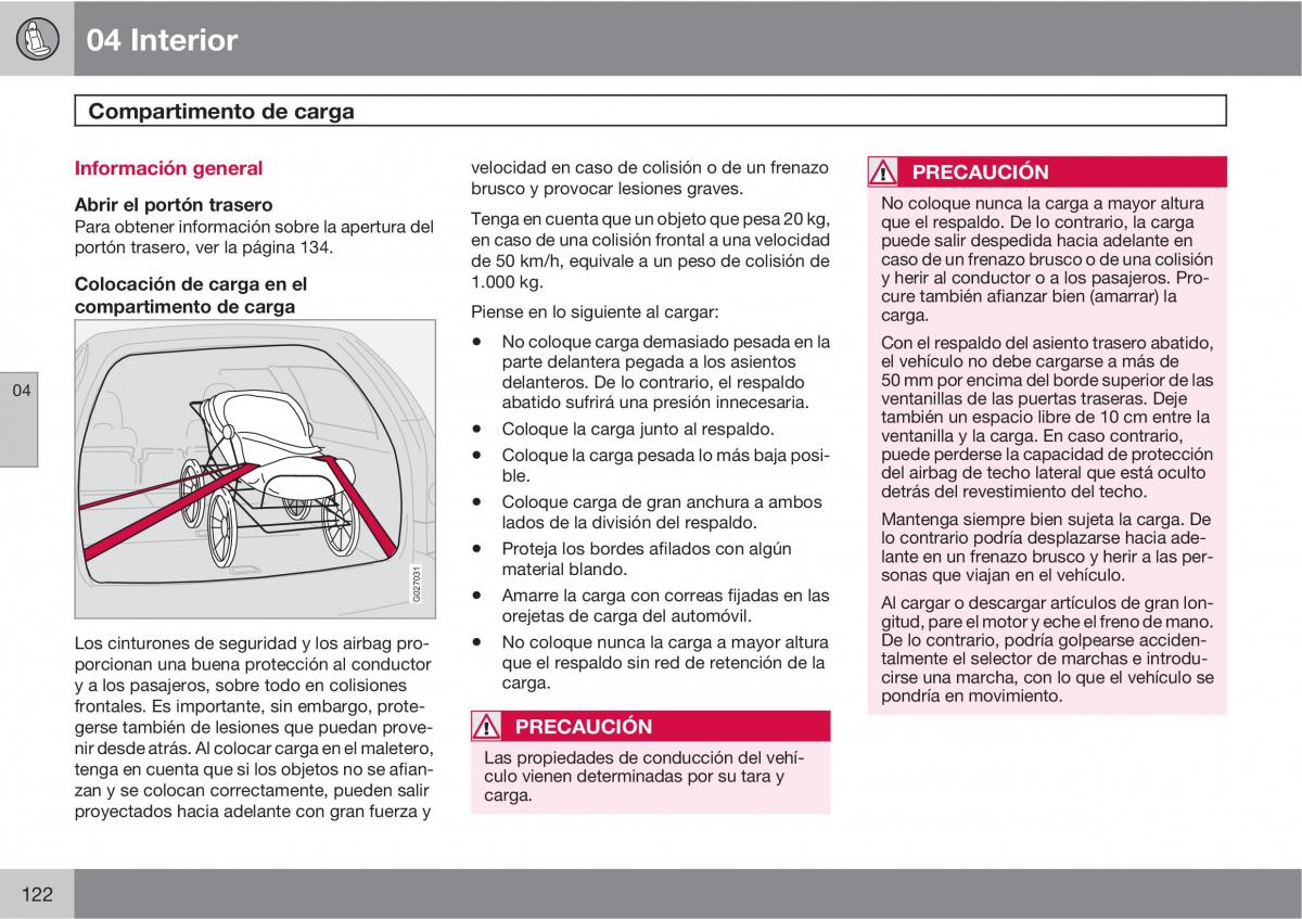 Volvo XC90 I 1 manual del propietario / page 124