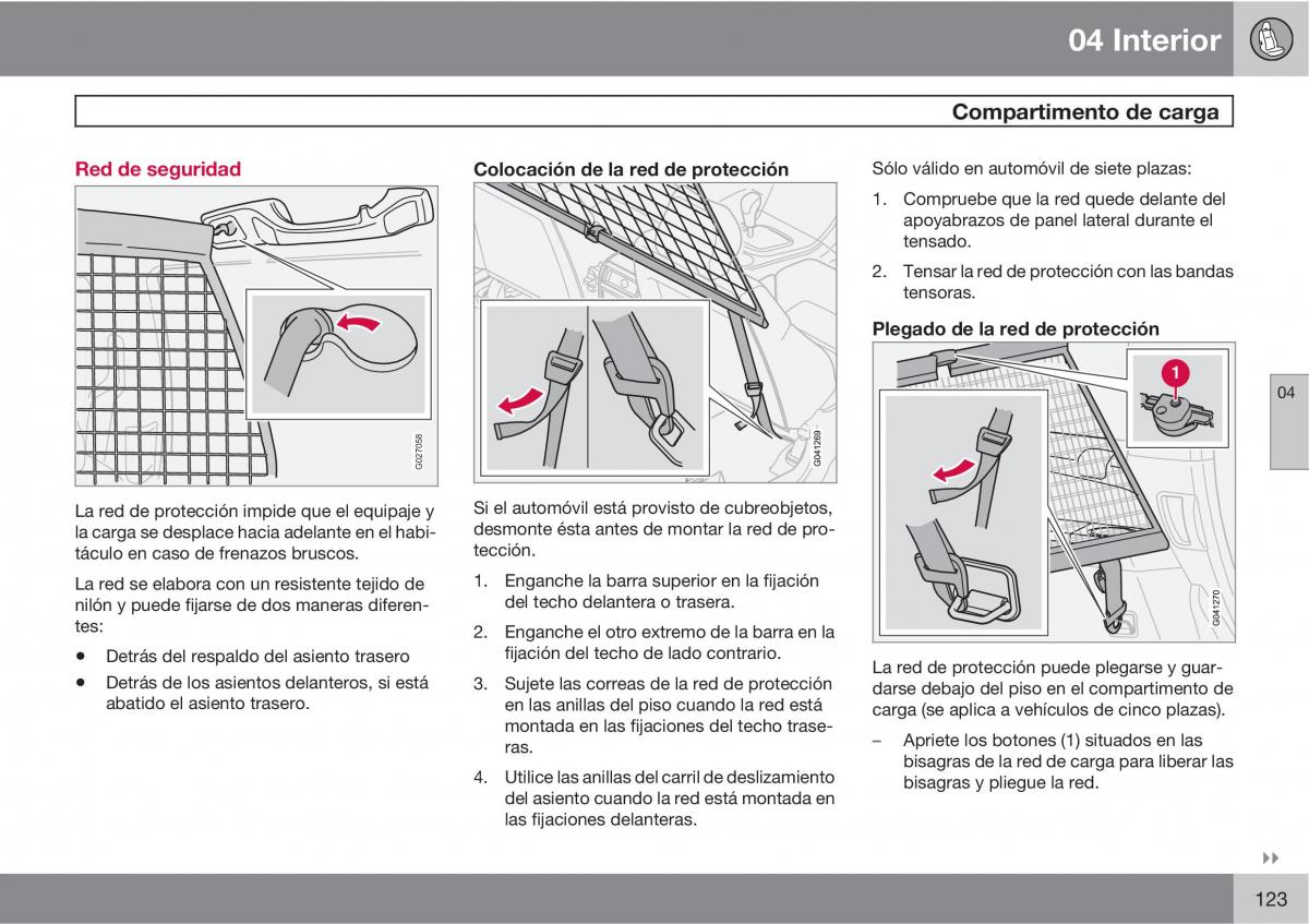 Volvo XC90 I 1 manual del propietario / page 125