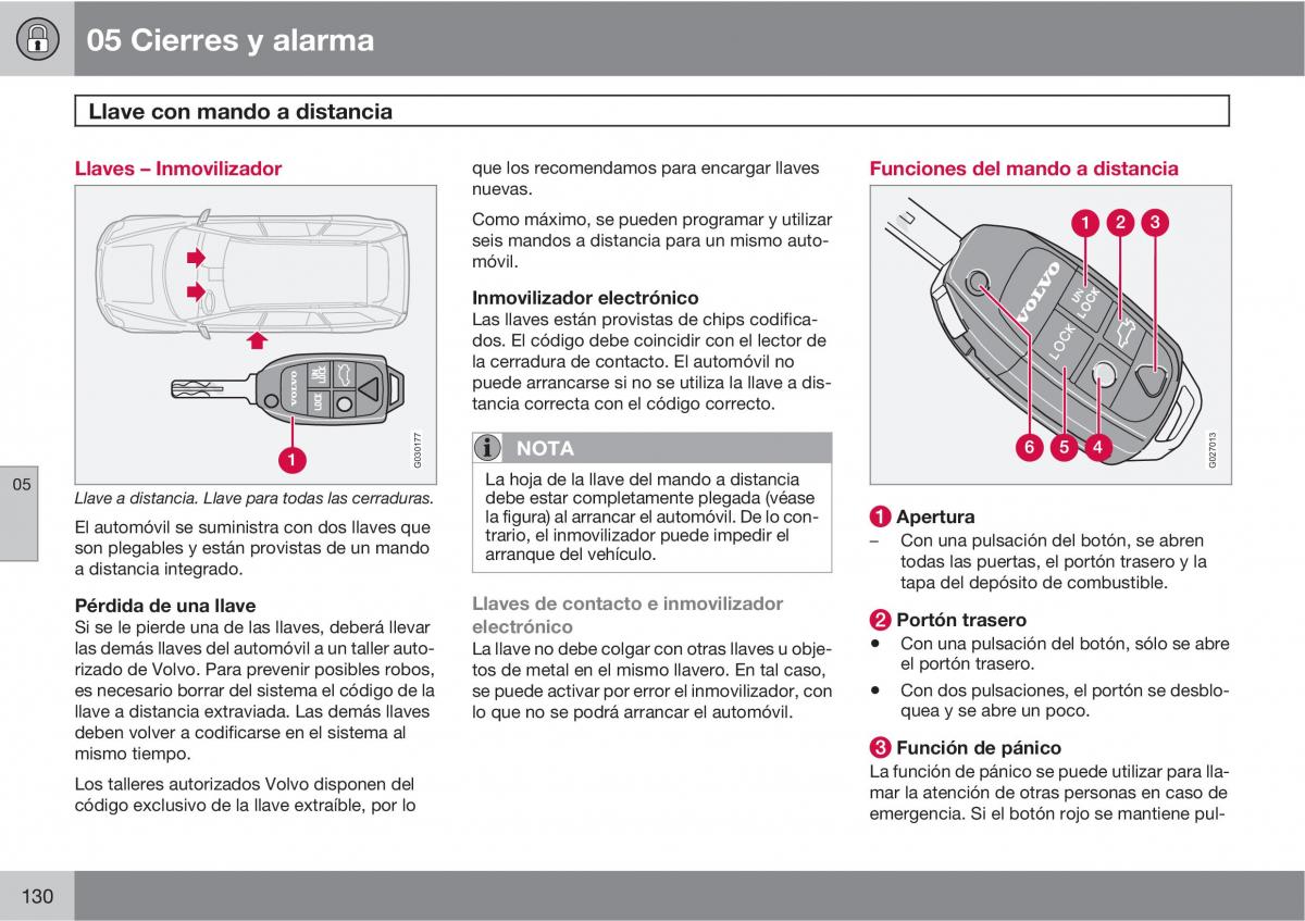 Volvo XC90 I 1 manual del propietario / page 132