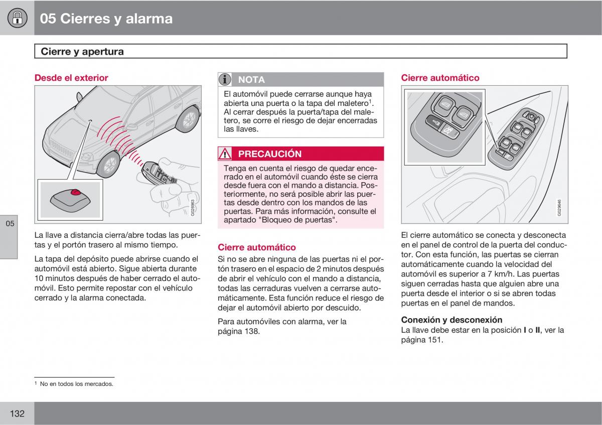 Volvo XC90 I 1 manual del propietario / page 134