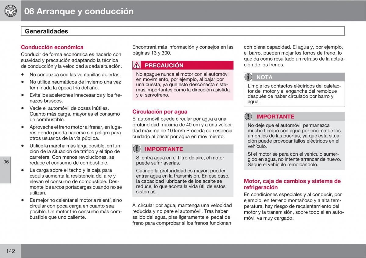 Volvo XC90 I 1 manual del propietario / page 144