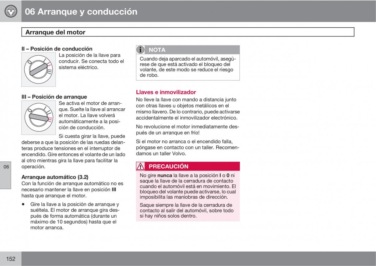 Volvo XC90 I 1 manual del propietario / page 154