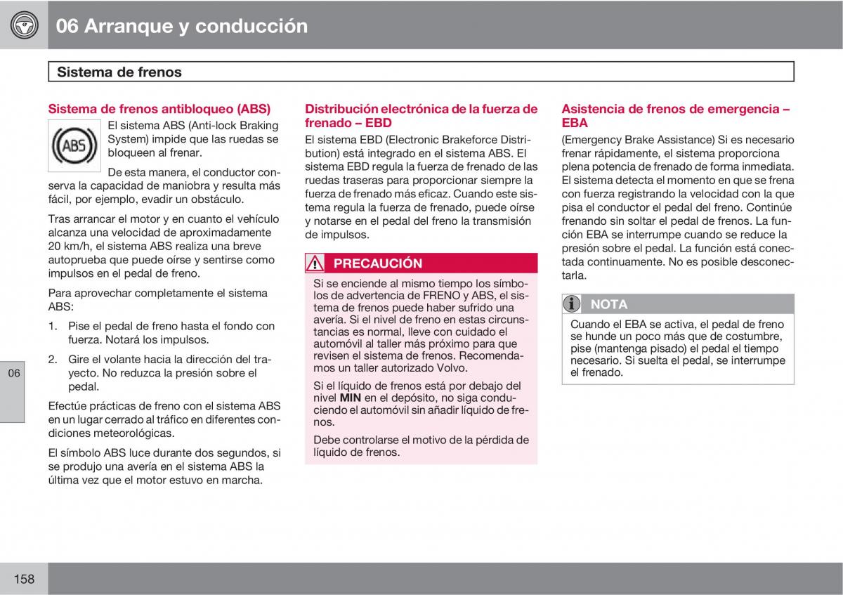 Volvo XC90 I 1 manual del propietario / page 160