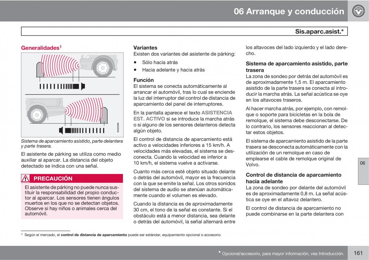 Volvo XC90 I 1 manual del propietario / page 163