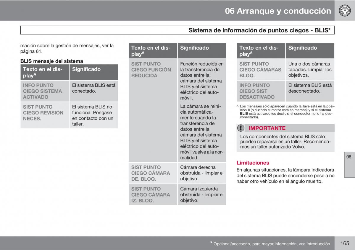 Volvo XC90 I 1 manual del propietario / page 167