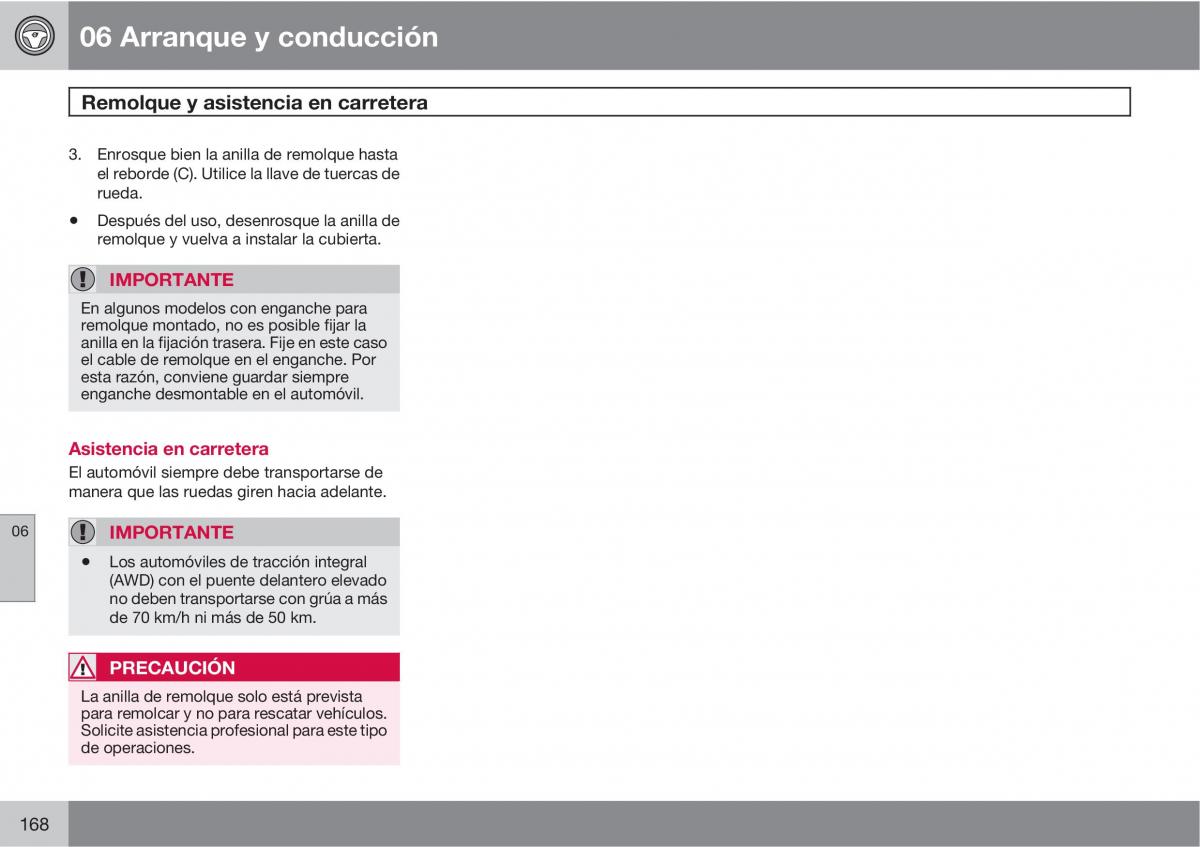 Volvo XC90 I 1 manual del propietario / page 170